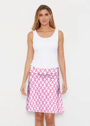 Cosmo Ikat (7933) ~ Silky Brenda Skirt 21 inch