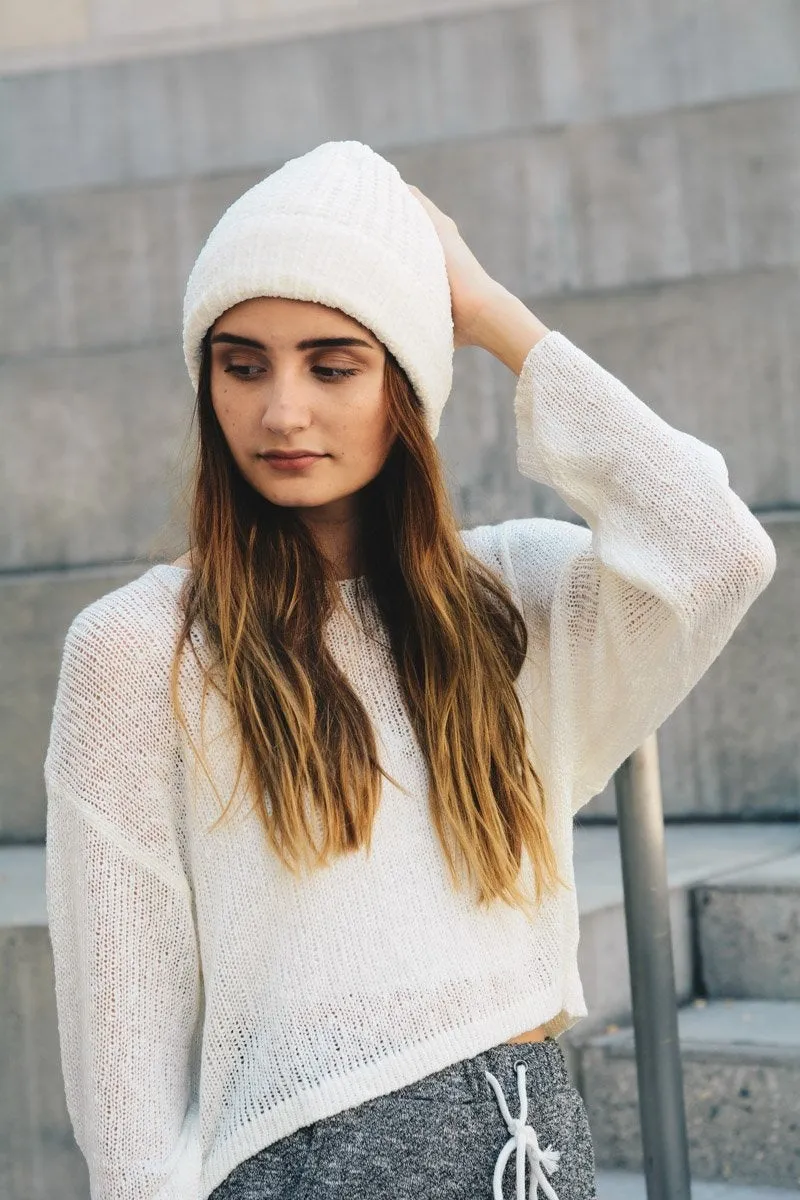 Soft Chenille Beanie