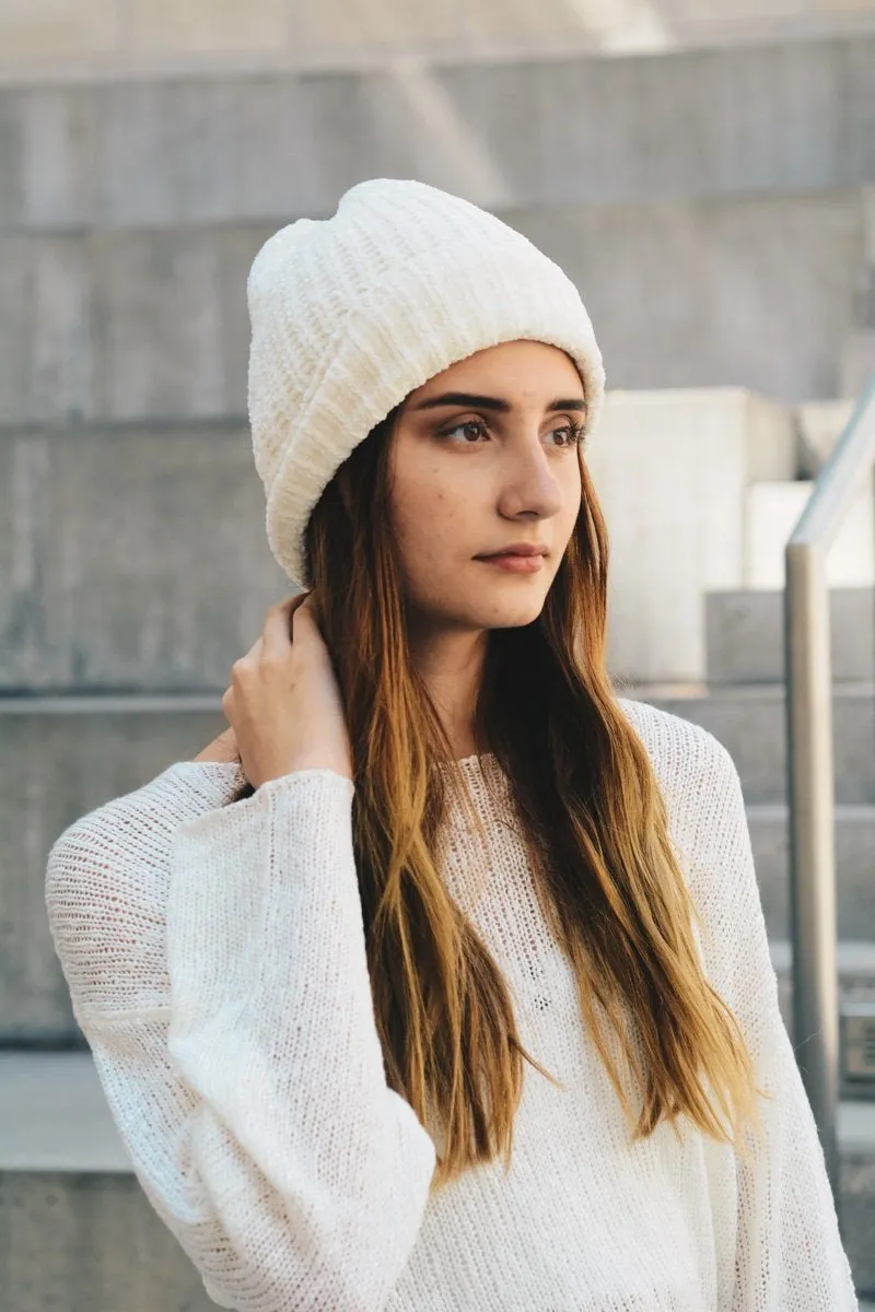 Soft Chenille Beanie