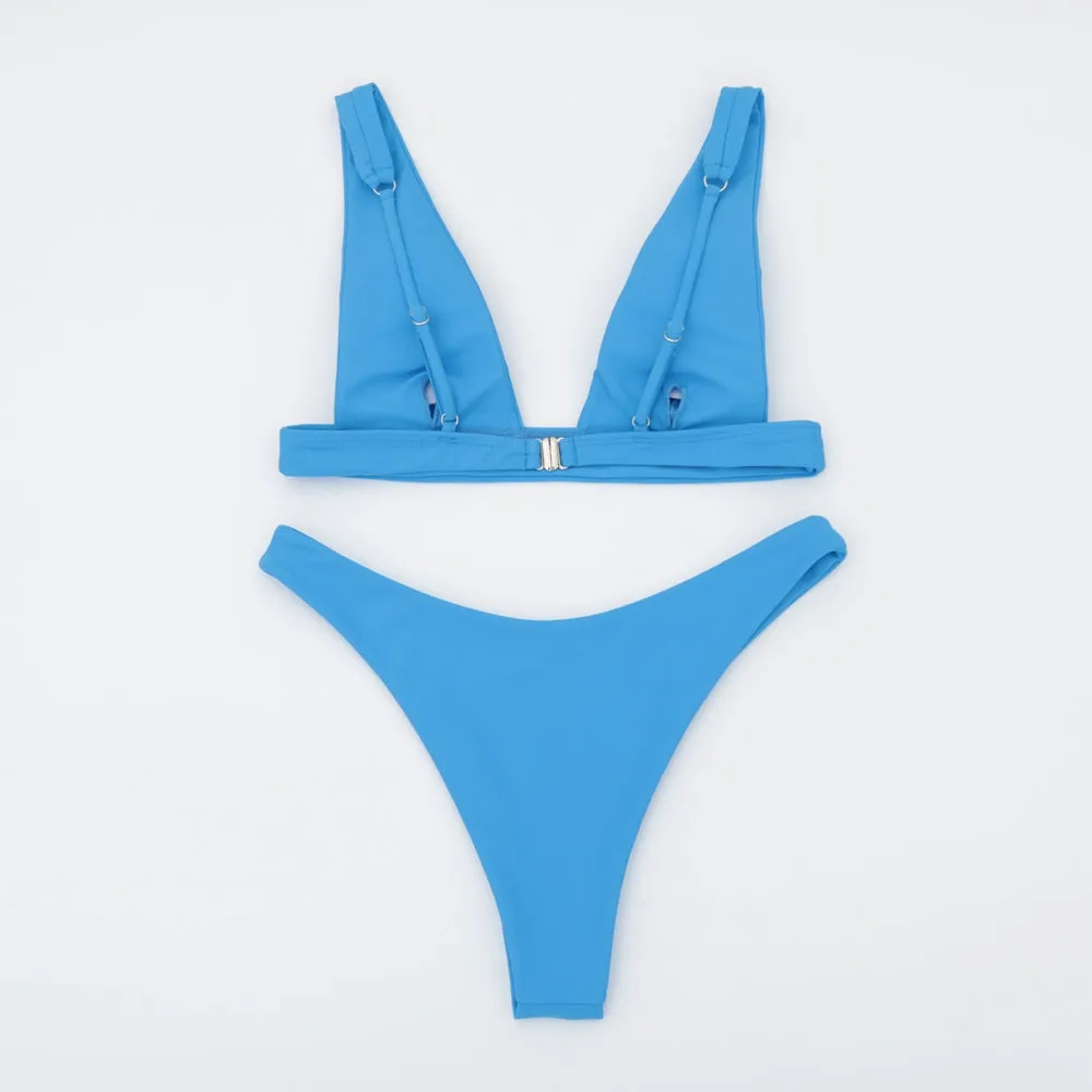 Stunning Marilyn Two-Piece Bikini Set - Beach Season Glamorous Look
